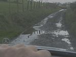 one lane road